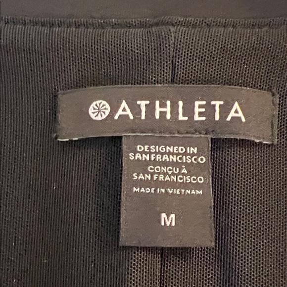 Athleta DELANCEY Elegant Black Long Sleeve Dress - Picture 2 of 7